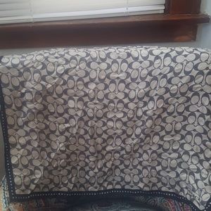 Silk coach scarf